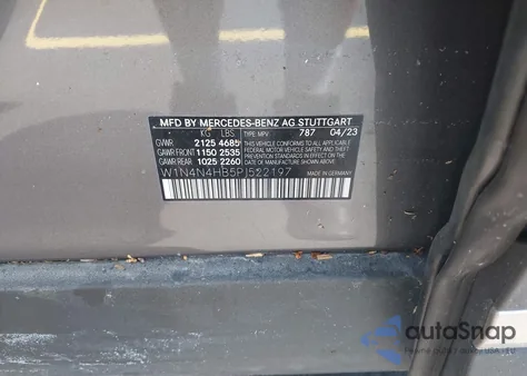 2023 Mercedes-Benz Gla 250 4Matic из США, поврежденный, VIN W1N4N4HB5PJ522197